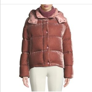 Moncler Caille Dusty Pink Puffer Jacket Size 00 NWT